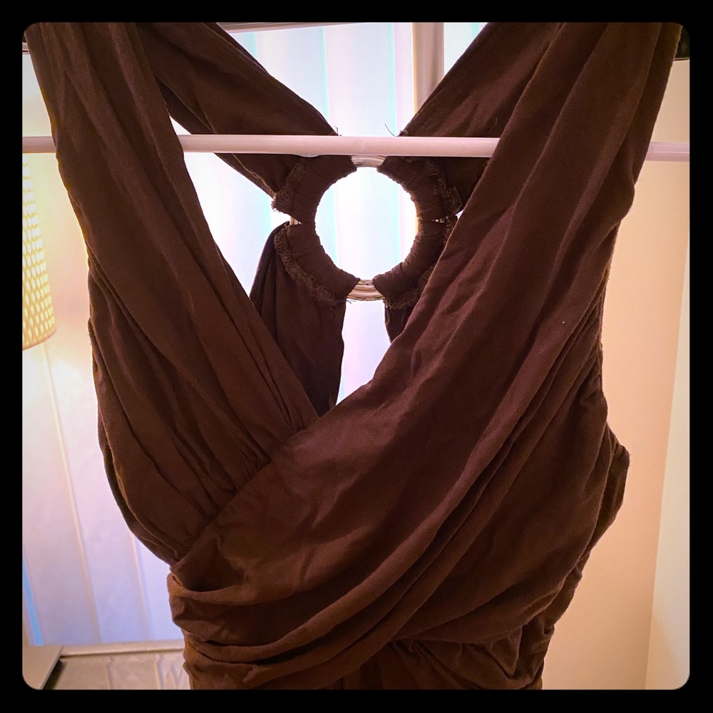 Brown Mini Dress